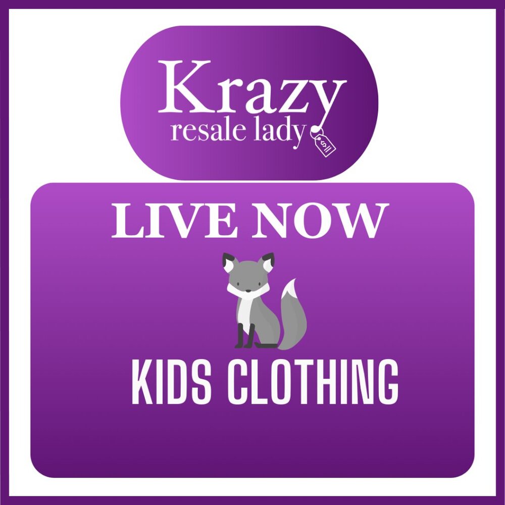 KIDS CLOTHING LIVE NOTIFICATION LISTING - LIVE NOW